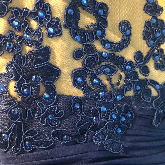 Blue Mac Duggal Cocktail Dress - Picture 4 of 4